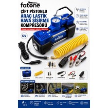 Fatone Çift Pistonlu Araç Lastik Şişirme Kompresörü
