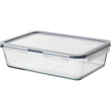 Ikea 365+ Cam-Plastik 3,1 Lt Kapaklı Cam Saklama Kabı