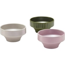 IKEA Spjutlılja Karışık Renkler 12 cm Seramik Kase Seti