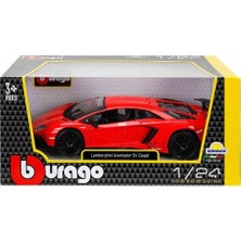 Kaia Life 21079 Sun-Bur-1 24 Lamborghını Aventador Sv Coupe Krmz
