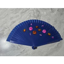 Hace Bazaar Bambu Çift Taraflı Yelpaze Karışık Renkler 12'li Paket