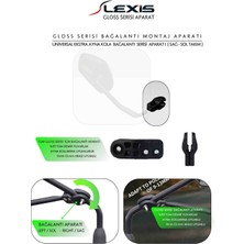 Lexis Gloss Serisi Montaj Aparatı Motosiklet Universal Extra Kör Nokta Ayna Montaj Aparatı
