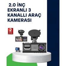 Shopwave Üç Kameralı Araç Kamerası Full Hd Gece Görüş  G-Sensör