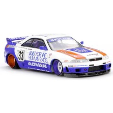 Kaia Life Mini Gt 1/64 Kaido House Nissan Skyline Gt-R (R33) Bfthr V1