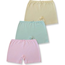 Panfilia %100 Pamuk Kız Çocuk Boxer 3'lü Set / Külot / Iççamaşır