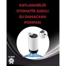 Shopwave Damacana Üstü Akıllı Su Pompası | 3 Damacana Kullanım | 4W Güç | Micro USB Şarjlı | Katlanabilir & Taşınabilir