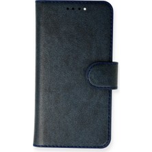 The Gencoo Xiaomi Redmi Note 11T Kılıf Trend S Plus Kapaklı Kılıf - Lacivert