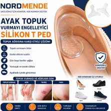 Motto Ticaret Silikon T Ped Ayak Topuk Vurmayı Önleyici Topuk Koruyucu