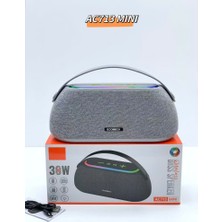 Kimiso AC713 Mini 30W Kablosuz Rgb Işıklı Taşınabilir Bluetooth Hoparlör - Güçlü Bass Speaker