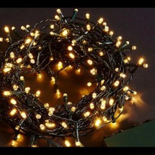 Hace Bazaar 10 M 100 LED Boncuk Lamba Gün Işığı Siyah Kablo Mz-18-4