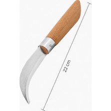 ByKurt Aşı Bıçağı Bağ Bıçağı Paslanmaz Ceviz Aşı Çakısı 22cm No:3