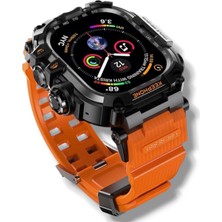 Bruntoo BR Keephone Apple Watch Series 10/11 46MM Uyumlu Bassion Serisi Tam Koruyucu Kasalı Kordon