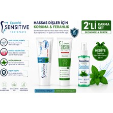 Epinafol Sensitive Aplus Antitartar & Aloe Vera Özlü Diş Macunu +  ağız bakım spreyi naneli Hediyeli