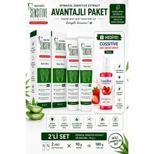 Epinafol Sensitive Aloe Vera Özlü 2'li +  ağız bakım spreyi hediyeli çilekli