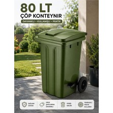 Loremp 85 Lt Tekerlekli Pedallı Çöp Konteyneri