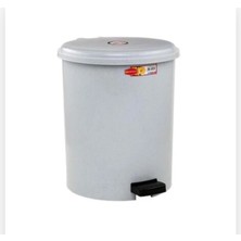 Loremp Gri 15 Lt Pedallı Plastik Çöp Kovası, Pratik ve Şık Çözümler