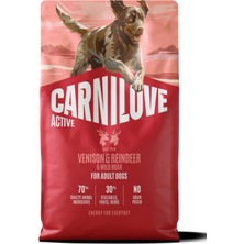 Carnilove Actıve Tahılsız Yetişkin Köpekler Için Geyik, Ren Geyiği ve Yaban Domuzu Etli Kuru Mama 12 kg