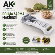 Ak Avm Dolma Sarma Makinesi Pratik Yaprak Sarma Aparatı Hızlı Sarma Cihazı 3 Kademeli