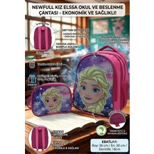Newfull Kız Elsa Okul ve Beslenme Çantası-Ekonomik