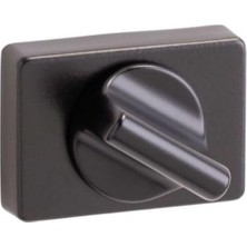 Renas Store System RO15 Kapı Kolu Rozeti Wc Siyah Renk Tek Ebat RRO15W Al6