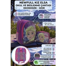 Newfull Kız Elsa Okul ve Beslenme Çantası-Ekonomik