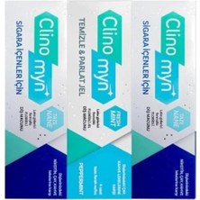 Renas Store Clinomyn Smokers Sigara Içenler Için Diz Beyazlatan 75ML x 2 + Temizle Parlat Diş Beyazlatan ve Parlatan Fresh Jel Diş Macunu 75 ml