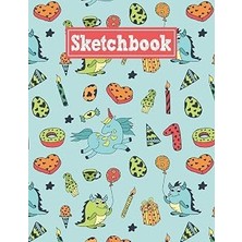 Renas Store Sketchbook: 8.5 x 11 Notebook For Creative Drawing And Sketching Activities With Children's Holiday Themed Cover Design