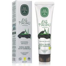 Renas Store Eyüp Sabri Tuncer Doğal Bambu Karbonlu Diş Macunu, 90ML