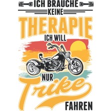 Renas Store Independently Published Trike Notizbuch: Trike Therapie Triker Biker Trikefahrer / 6x9 Zoll / 120 Linierte Seiten (German Edition)