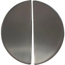 Renas Store System 4716 Yarım Daire Kulp Oval Füme Renk Tek Adet 32 mm Füme Tek Ebat SSY4716 0032 Bbn