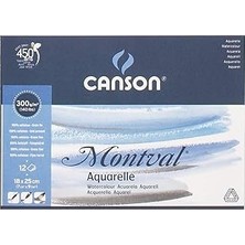 Renas Store Canson Montval Suluboya Blok 300GR - 18X25CM - 12