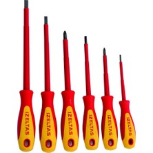 Renas Store Izeltaş Izeltaş Tornavida Seti Izoleli Elektrikçi 6 Parça
