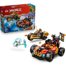 Renas Store LEGO Nınjago Kai ve Cole’un Birleşen Araçları 71864-7 Yaş ve Üzeri Çocuklar Için Kai, Cole ve Kötü Buz Canavarı Minifigürleri Içeren Yaratıcı Oyuncak Yapım Seti, Eğlenceli Hediye Fikri (394 Parça)