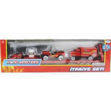 Renas Store Die Cast Metal Tırlı ve Jeepli Itfaiye Seti
