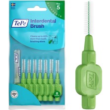 Renas Store Tepe Arayüz Fırçası, Orijinal, Yeşil, 0.8mm/ıso 5, 8 Adet