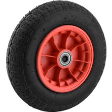 Renas Store Plastik Jantlı Yük Taşıma Tekeri El Arabası Bilyeli Rulmanlı Havalı Şambrelli 350X70 mm Tekerlek
