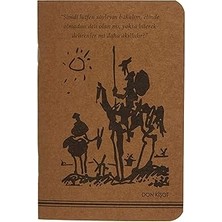 Renas Store Don Kişot Kraft Defter