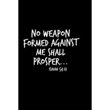 Renas Store No Weapon Formed Against Me Journal