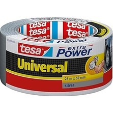 Renas Store Tesa Extra Power Universal Duct Bant, Gaffer Bant, 25MX50MM, Gri