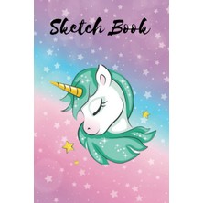 Renas Store Mini Sketchbook: For Ideas, Drawing & Doodles & More, Mini-Sketch Pad (6 x 9 Inches), Cute Unicorn - [professional Binding]