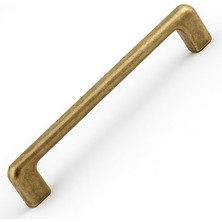 Renas Store Ilıca Antik Sarı Metal Kulp 224 mm 22.4 cm Mobilya Çekmece Mutfak Dolabı Dolap Kulpları Kulbu Kulpu