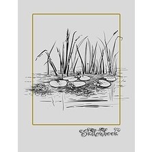 Renas Store Sketchbook: River Scene, Large 8.5" x 11", 110 Pages, Perfect For Everyone, Crayons, Pencils, Drawing And Sketching