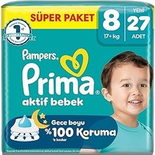 Renas Store Prima Aktif Bebek Süper Paket 8 Beden 27 Adet