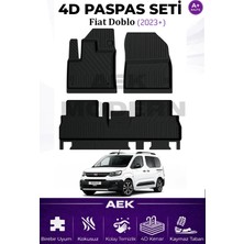 AEK Modern Fiat Doblo 3 4d Paspas Seti  2025 Sonrası A++ Kalite (3 Parça)