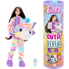 Renas Store Barbie, HRK39, Cutie Reveal Barbie Color Dream Series - Zebra, Çok Renkli
