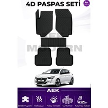 AEK Modern Peugeot 2008 Seri 2 4d Paspas Seti  2020 Sonrası A++ Kalite (5 Parça)