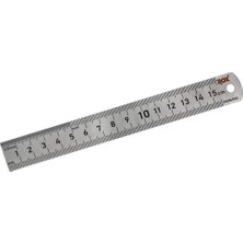 Renas Store Rox 0198 Çift Taraflı Çelik Cetvel 150 mm
