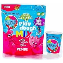 Renas Store Kendin Yap Kendin Oyna Doğal Oyun Hamuru Toz Karışımı-Pembe