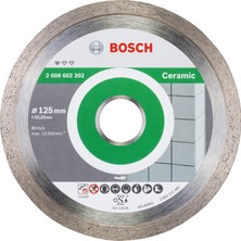 Renas Store Bosch Standard Seri Seramik Için Elmas Kesme Diski 125 Mm, Gri