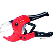 Renas Store Eltos Boru Kesme Makası, 42 Mm, Cırcırlı, Paslanmaz Çelik Bıçak, Alüminyum Gövde, Tek Elle Çapaksız Kesim, EBM362, Su ve Gaz Tesisatı, Plastik, Kompozit Borular, Pprc, Pvc, Pex, Pe, Cpvc Uyumlu